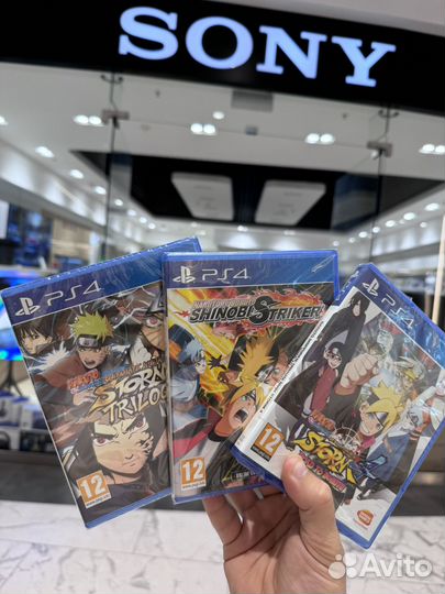 Диск на ps4 Ps4 Naruto серия игрs ps5