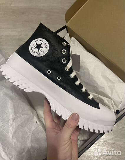 Кеды converse кожаные