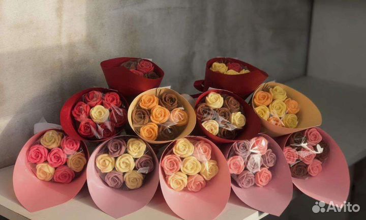 Букет шоколадный 8 марта