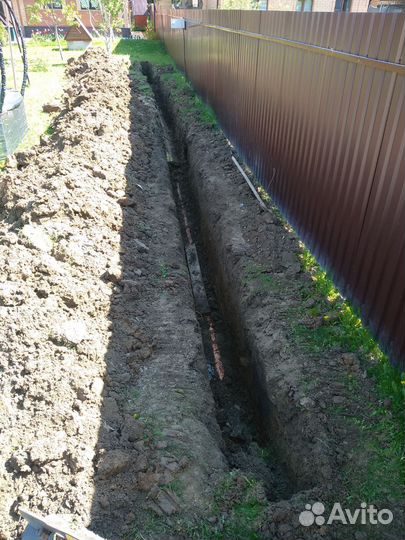 Услуги миниэкскаватора