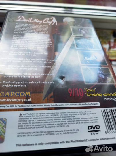 Игры Devil May Cry для PS2 (PAL) Лицензия