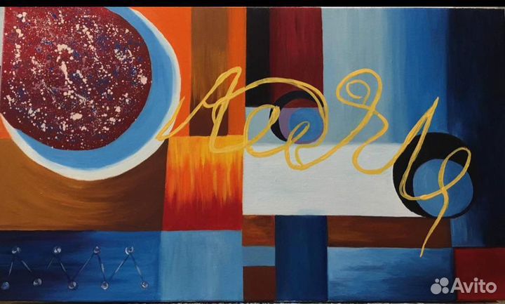 Картина маслом абстракция