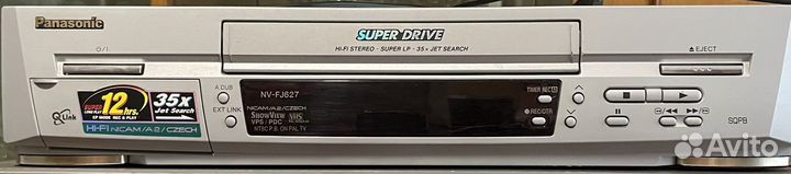 Видеомагнитофон panasonic hi fi стерео NV-FJ627