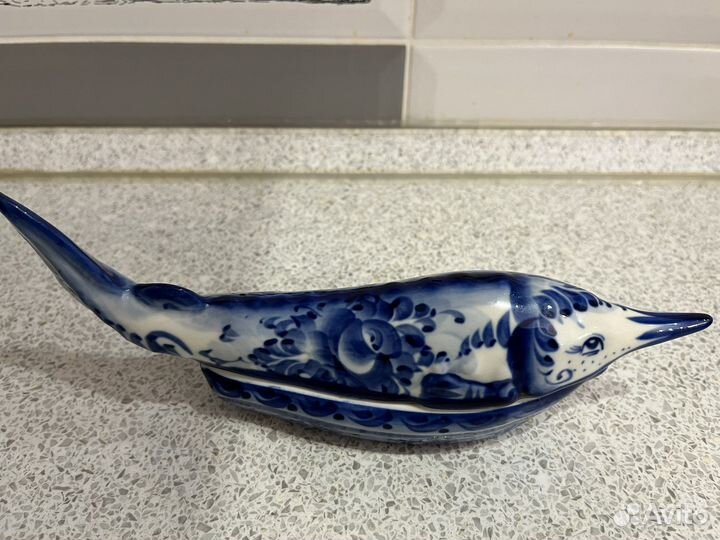 Икорница гжель