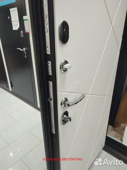 Входная дверь в квартиру с установкой