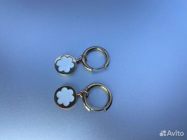 Серьги незабудки moonswoon