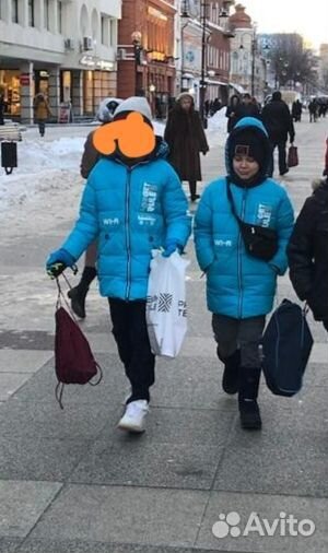 Зимняя куртка для мальчика 134-140