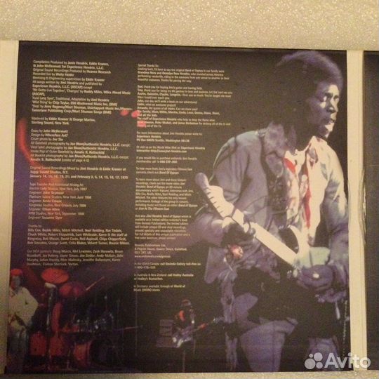 CD Hendrix/Live AT Fillmore East,Japan,2cd