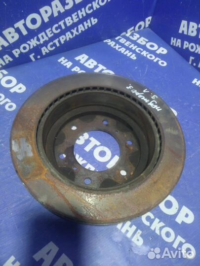 Задний тормозной диск Mitsubishi Pajero 3