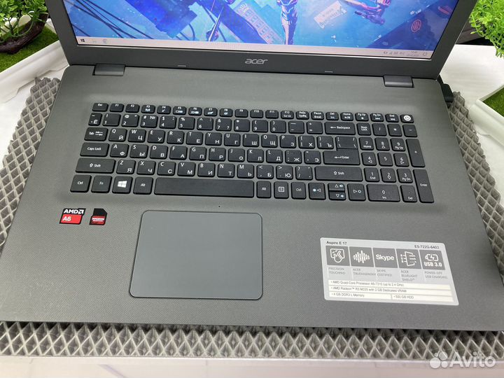 Acer E5-722G / AMD A6, R5 M335 2G, 8/256Gb