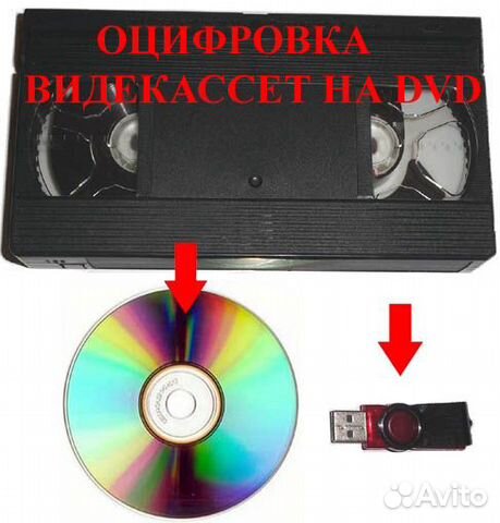 Оцифровка видео кассет, перезапись на DVD
