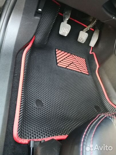 Автоковрики EVA ева с бортами 3D и без бортов