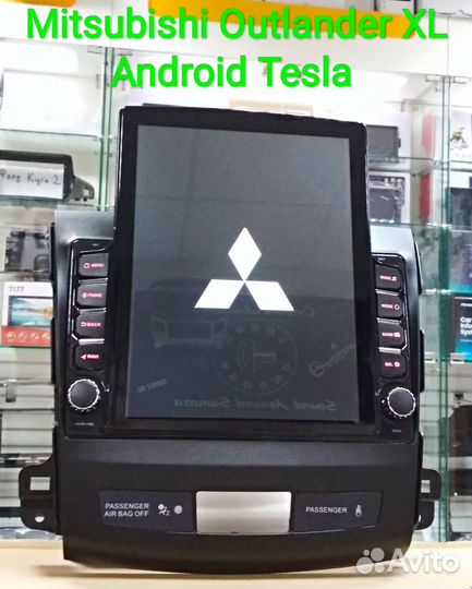 Mitsubishi Outlander XL магнитола Android Tesla