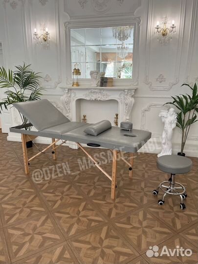 Массажный стол с валиком