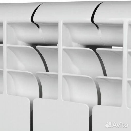 Алюминевый радиатор, батарея отопления 5 контуров