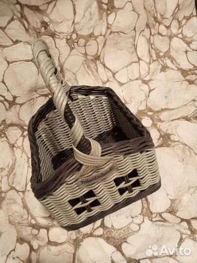 Корзина плетеная с ручкой/подарочная корзина