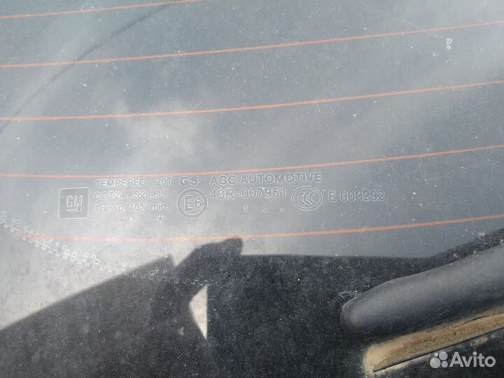 Стекло заднее Opel astra GTC