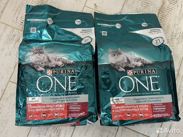 Purina one для кошек стерилизованных