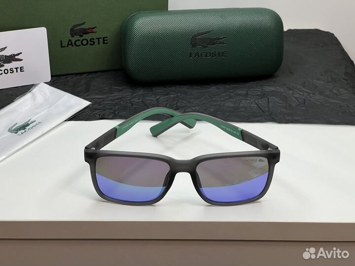 Солнцезащитные очки lacoste с футляром комплект
