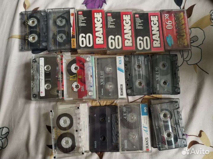 Аудиокассеты tdk,Konica, range 60, Rask, skc, lg