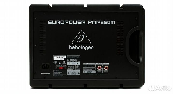 Микшер активный behringer pmp 560m europower