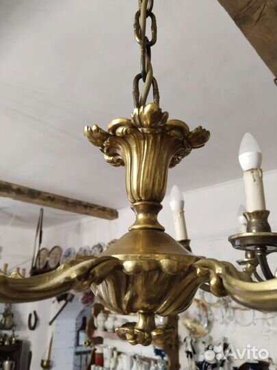 Старинная Люстра с Бра