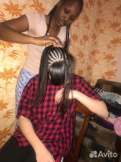 Плетение афрокосичек