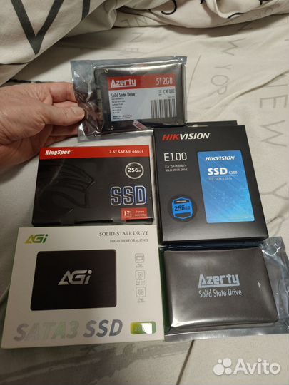 SSD 256 и 512 гигабайт