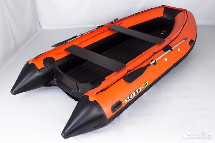 Лодка надувная моторная solar-420 К