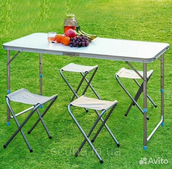 Стол раскладной туристический со стульями
