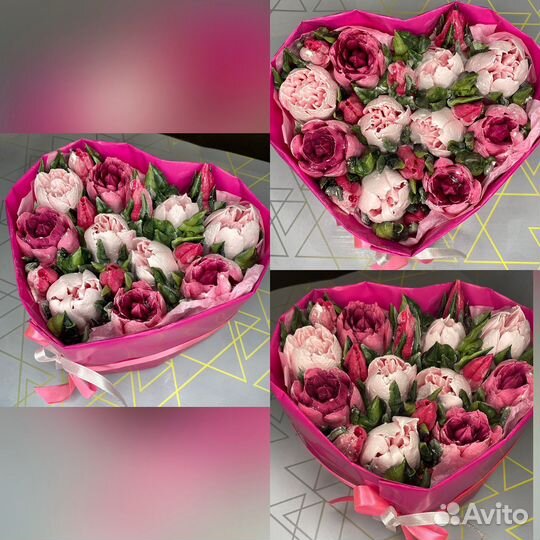 Тюльпаны из зефира