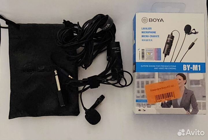 Микрофон Boya BY-M1 всенаправленный петличный
