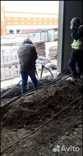 Аренда компрессора с отбойными молотками