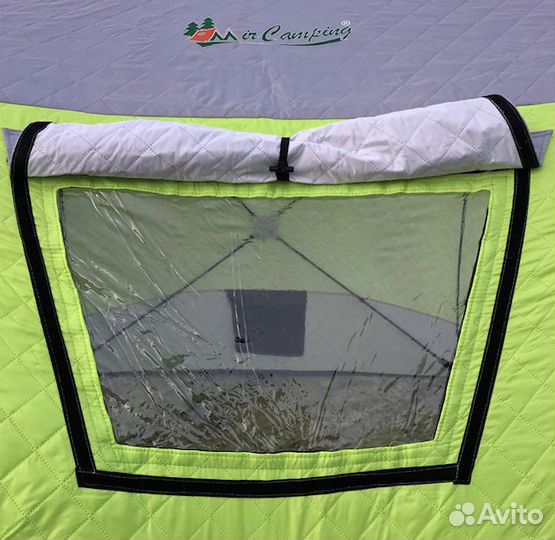 Зимняя палатка куб трехслойная 210х210