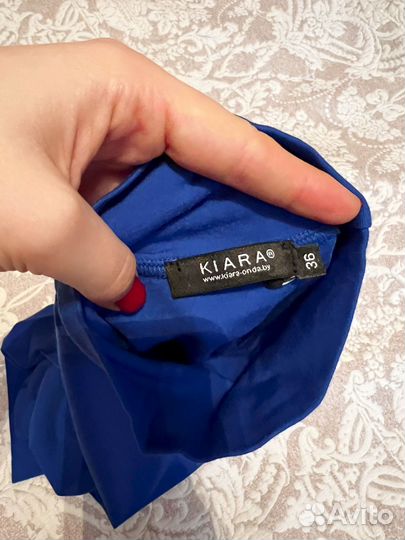 Водолазка женская синяя