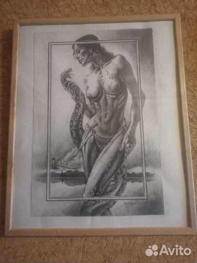 Картина маслом валеджо. 40 на 50