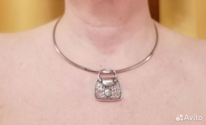 Серебряная подвеска винтаж