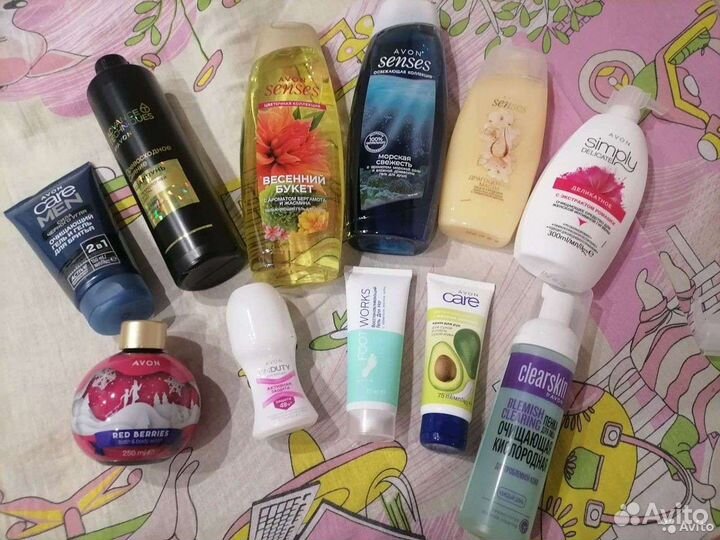 Гели, кремы, шампуни и многое другое от avon