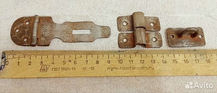 Комплект фурнитуры к старинному сундучку