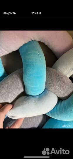 Бортик косичка