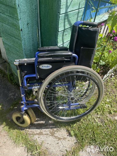 Инвалидная коляска складная бу
