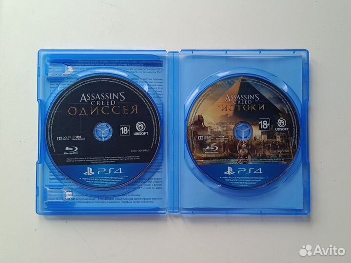 Диск Assassin Creed Одиссея и Истоки