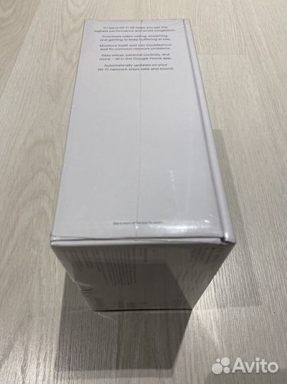 Новый Google Nest Wifi Pro 6E (1 pack)