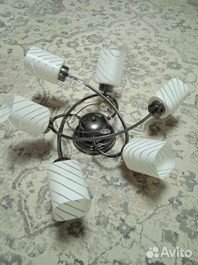 Люстра потолочная подвесная бу