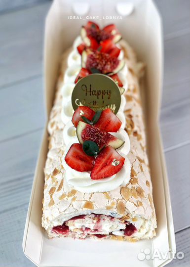 Меренговый рулет