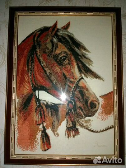 Картина вышивка