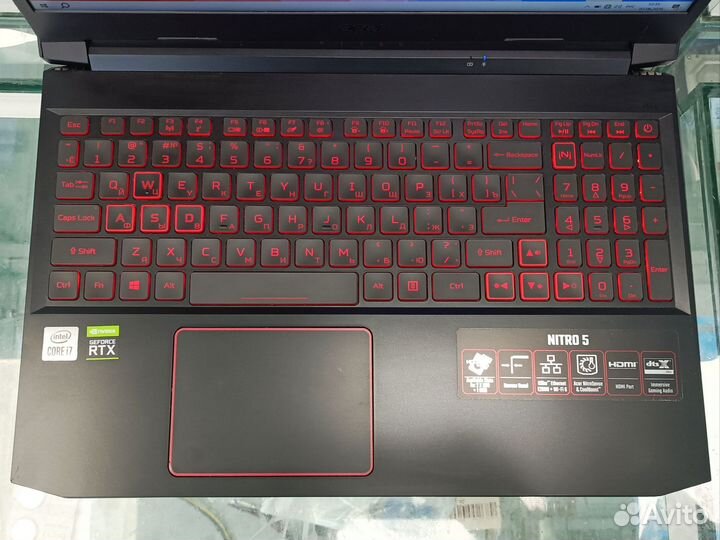 Игровой Ноутбук Acer i7 10gen 16gb SSD RTX 3050