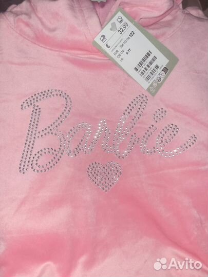 Оригинал, костюм велюровый h&m 122-128 Barbie