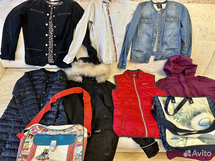 Куртки/одежда/ сумка для девочки 9-12 лет