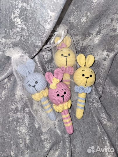 Вязаные игрушки ручной работы